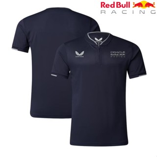 ใหม่ ชุดแข่งรถ F1 2023 + เสื้อยืดแขนสั้น ลายกระทิงแดง Oracle เหมาะกับฤดูร้อน สําหรับผู้ชาย และผู้หญิง