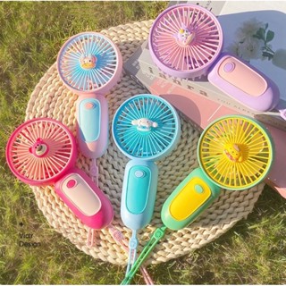 พร้อมส่ง พัดลมพกพา พัดลมมินิ  พัดลมมือถือ mini Fan น่ารัก