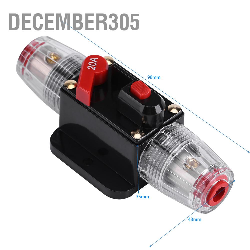 december305-dc12v-24v-auto-car-circuit-breaker-รีเซ็ต-inline-fuse-inverter-การป้องกันระบบเสียง-วิดีโอ