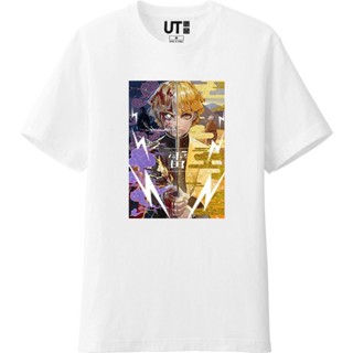 S-5XL Uniqlo Uniqlo ut Kimetsu No Yaiba เสื้อยืดแขนสั้น พิมพ์ลาย Demon Slayer