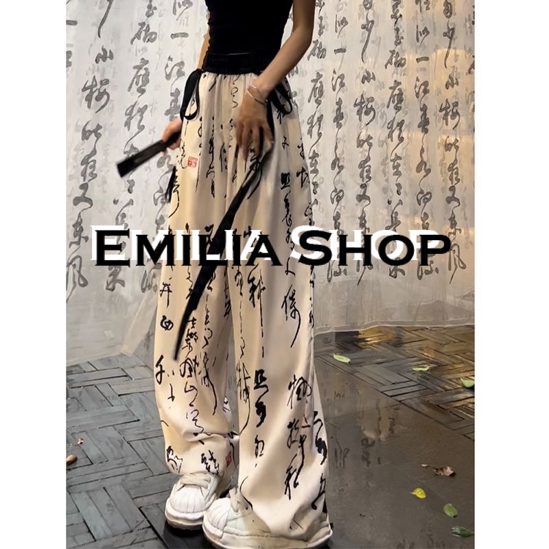 emilia-shop-กางเกงขายาว-กางเกงเอวสูง-ผู้หญิงสไตล์เกาหลี-เสื้อผ้าแฟชั่นผู้หญิง-y2k-2023-ใหม่-a20m08q-0628