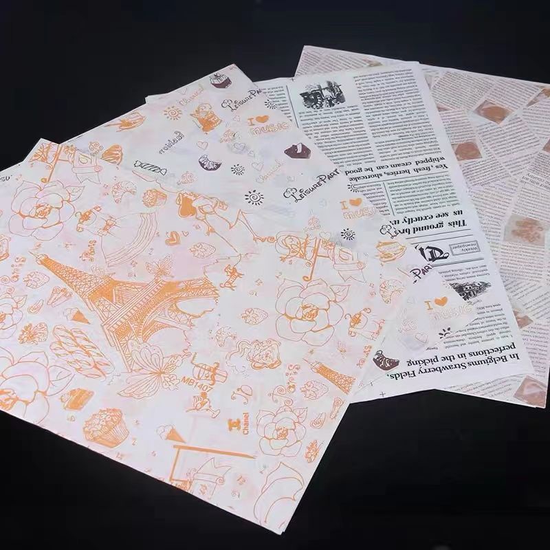 กระดาษกันจาระบี-กระดาษห่ออาหาร-ถาดกันจาระบี-กระดาษเบอร์เกอร์-ขนมปัง-กระดาษดูดซับแซนวิช-กระดาษห่ออาหารค่ํา-เค้ก-เบนโตะ-กล่องกระดาษ