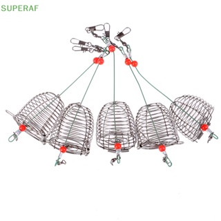 Superaf กระชังลวด สําหรับใส่เหยื่อตกปลา 5 ชิ้น