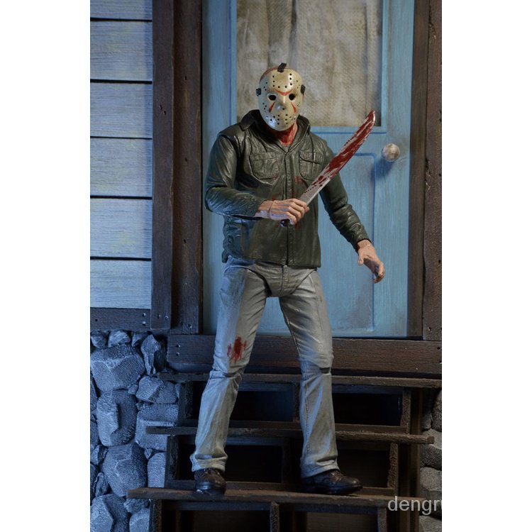 โมเดลฟิกเกอร์-neca-black-friday-part-3-d-version-jason-jason-deluxe-edition