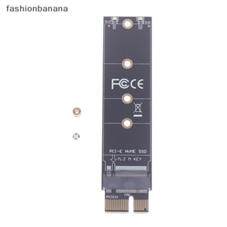 [fashionbanana] อะแดปเตอร์ PCIe 3.0 4.0 x1 เป็น NVMe M.2 PCIe x4 x2 M.2 NGFF SSD