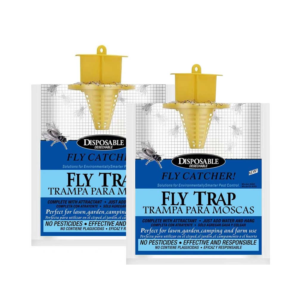 2pcs-blue-fly-trap-water-soluble-bait-fly-catcher-bag-hanging-fly-catcher-convenient-to-use