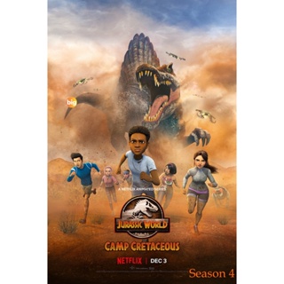 แผ่น DVD หนังใหม่ Jurassic World Camp Cretaceous Season 4 ( 2021) จูราสสิค เวิลด์ ค่ายครีเทเชียส ปี 4 (11 ตอน) (เสียง ไท