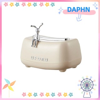 Daphs กล่องกระดาษทิชชู่ ลิ้นชัก พลาสติก ลายนม สีขาว น่ารัก สร้างสรรค์ เรียบง่าย สําหรับสํานักงาน