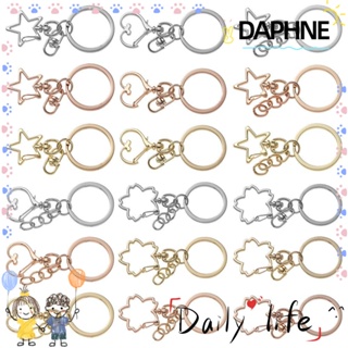 Daphne ตะขอโลหะ Diy สําหรับทําเครื่องประดับสร้อยคอพวงกุญแจ 5 ชิ้น