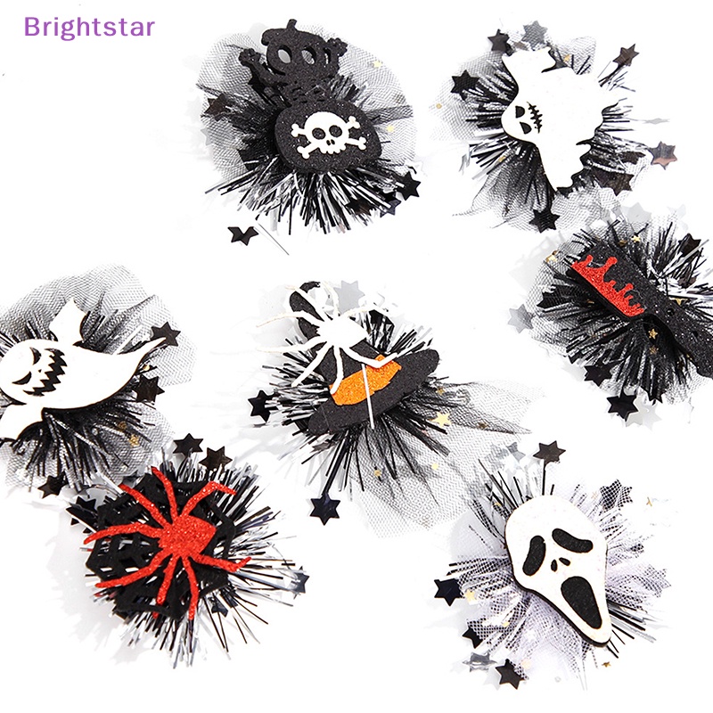 brightstar-กิ๊บติดผมคอสเพลย์-รูปฟักทอง-ค้างคาว-แมงมุม-ฮาโลวีน-เครื่องประดับผม-สําหรับเด็กผู้หญิง
