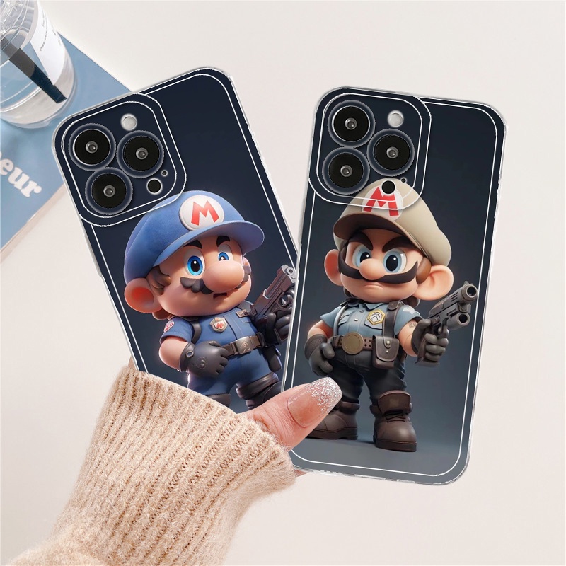 เคสซิลิโคนนิ่ม-แบบใส-ลาย-super-mario-น่ารัก-สําหรับ-iphone-14-13-12-11-pro-promax-xs-xr-xsmax-mini-7-8-plus-se-2020