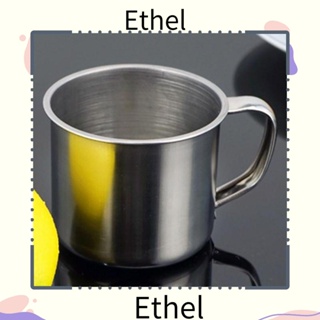 Ethel1 แก้วกาแฟสเตนเลส โลหะ ขนาดเล็ก 200 มล.