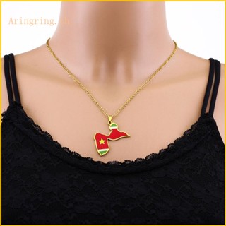 Arin เครื่องประดับ สร้อยคอ แผนที่ สไตล์ฝรั่งเศส สําหรับคู่รัก วาเลนไทน์