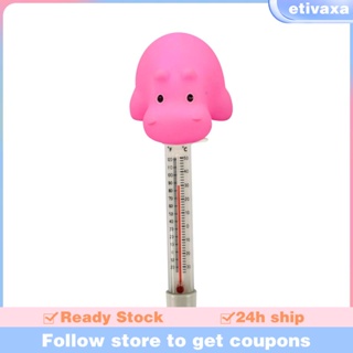 [Etivaxa] เครื่องวัดอุณหภูมิ ทนความร้อน สําหรับบ่อน้ํา ตู้ปลา ในร่ม กลางแจ้ง