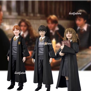 โมเดลฟิกเกอร์ Harry Potter Hermione Ron Shf Articulado ของเล่นสําหรับเด็ก