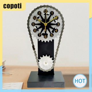 Copoti นาฬิกาโซ่ 3D สไตล์เรโทร สําหรับตกแต่งบ้าน ร้านอาหาร บาร์