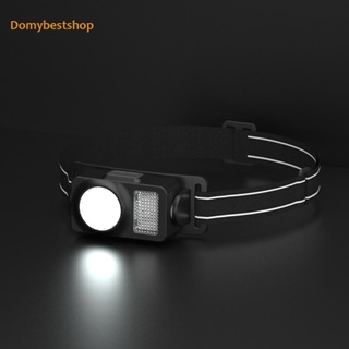 [Domybestshop.th] ไฟหน้า LED COB 500mAh สําหรับตั้งแคมป์ เดินป่า ผจญภัย