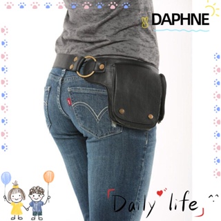 Daphne กระเป๋าสะพายไหล่ คาดเอว หนัง ปรับได้ มีหลายช่อง อเนกประสงค์ เหมาะกับการแสดงบนเวที