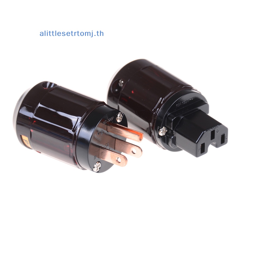 alittlese-ปลั๊กเชื่อมต่อเสียง-ชุบทอง-c-079-iec-ตัวเมีย-p-079-ตัวผู้-us-diy-th