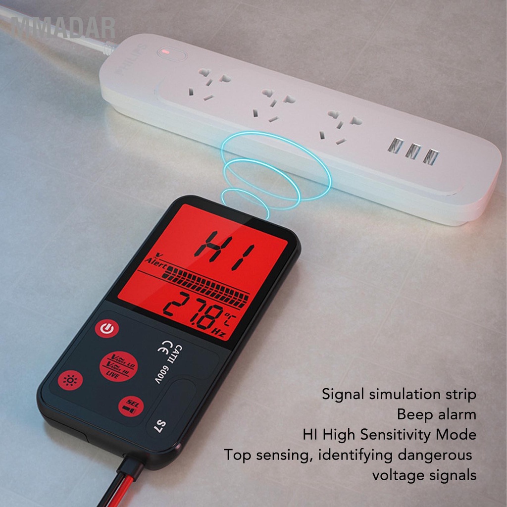 mmadar-3-5in-digital-multimeter-6000-counts-multifunctional-auto-identification-portable-voltmeter-voltage-meter