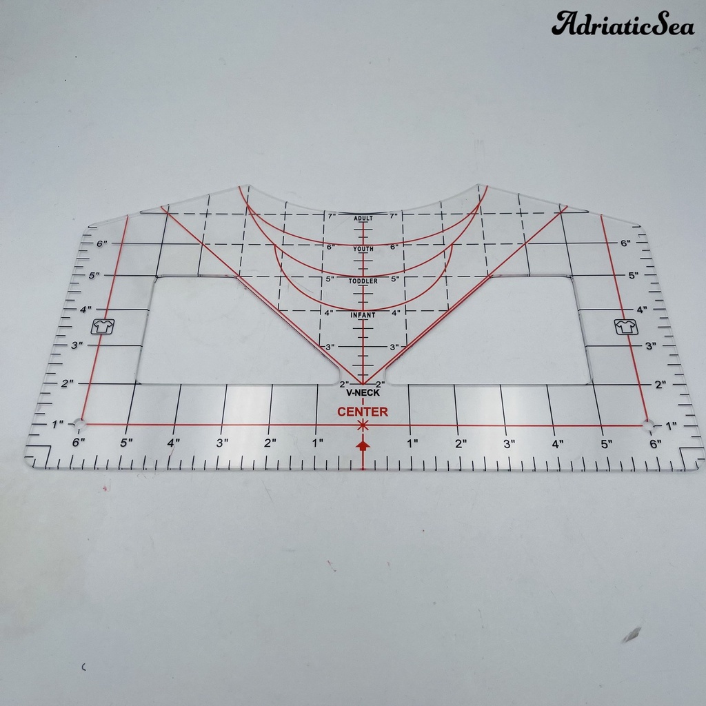 ads-ไม้บรรทัดจัดตําแหน่ง-คอกลม-diy-สําหรับเย็บผ้า-สอบเทียบเสื้อยืด