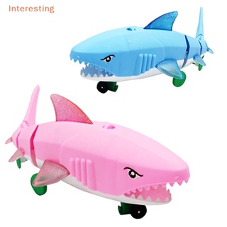 [Interesting] ของเล่นปลาฉลามไฟฟ้า มีเสียงเพลง มีไฟ พร้อมสายจูง ของเล่นสําหรับเด็กวัยหัดเดิน