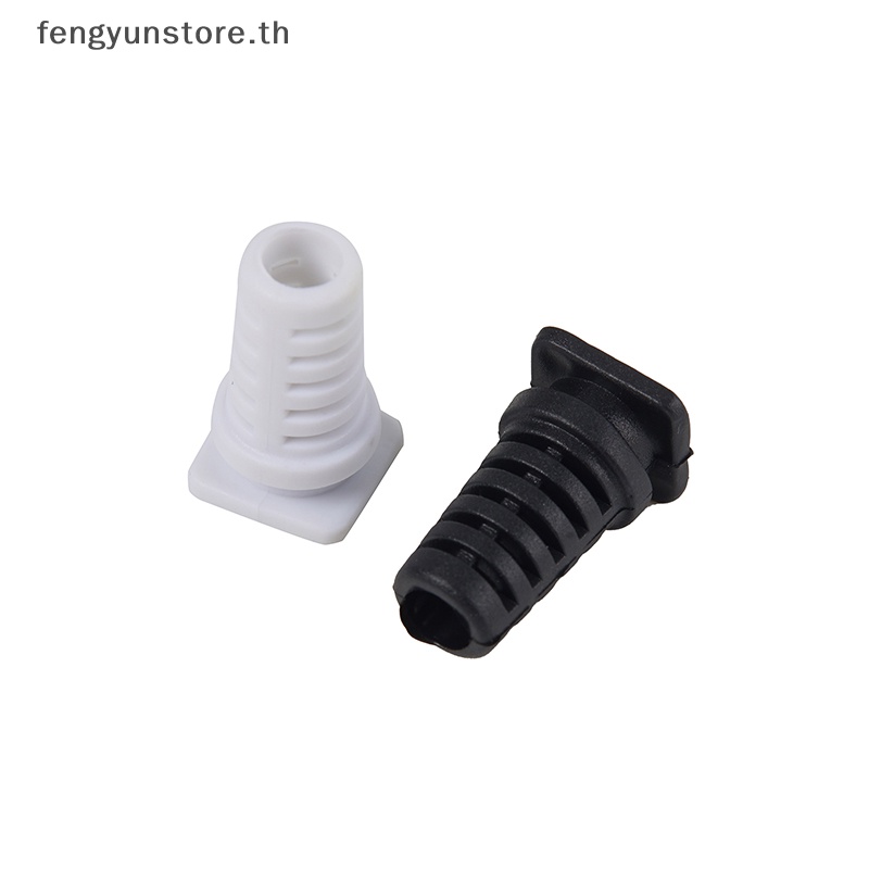 yunstore-ปลอกยางเชื่อมต่อสายเคเบิล-ยาว-5-0-มม-สีดํา-สีขาว-สําหรับชาร์จโทรศัพท์มือถือ-10-ชิ้น