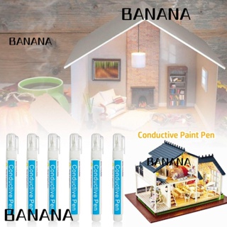 Banana1 ปากกาวาดภาพ นําไฟฟ้า PCB 3 กรัม แห้งเร็ว แบบพกพา สีบรอนซ์ สําหรับฟิสิกส์ การสอน