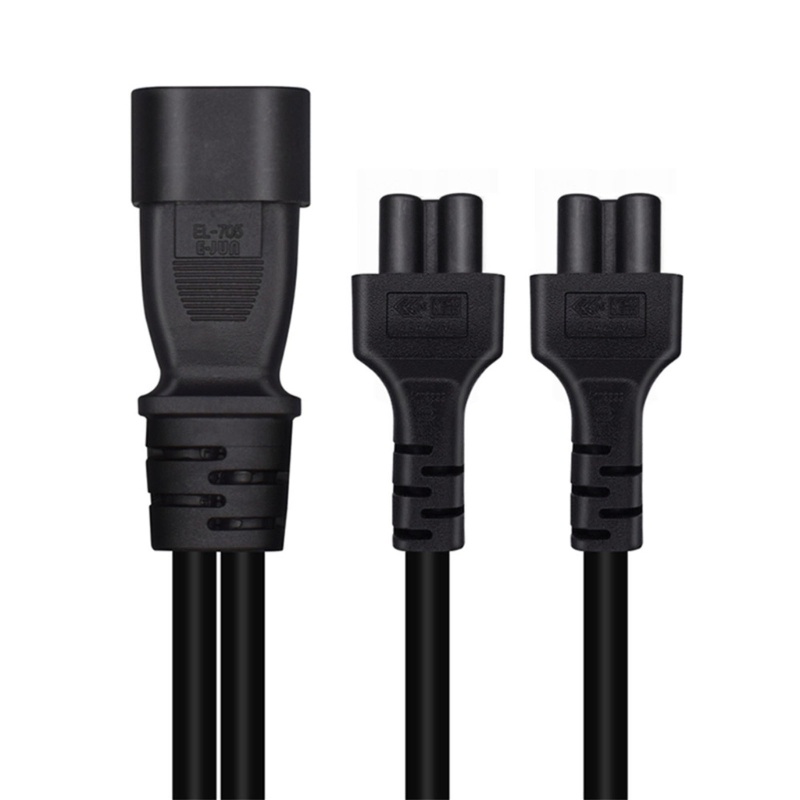 doublebuy-อะแดปเตอร์แปลงสายเคเบิ้ล-3pin-iec320-c14-เป็น-iec320-c5-c5