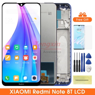 หน้าจอสัมผัสดิจิทัล Lcd 6.3 นิ้ว พร้อมกรอบ สําหรับ Xiaomi Redmi Note 8T M1908C3XG Redmi Note 8T