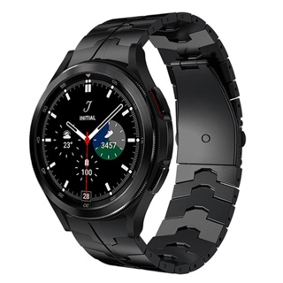 สายนาฬิกาข้อมือสเตนเลส ไม่มีช่องว่าง สําหรับ Samsung Galaxy Watch 6 5 4 5Pro 40 มม. 44 มม. 4 Classic 46 มม. 42 มม.