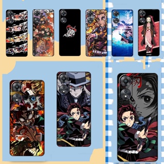 เคสโทรศัพท์มือถือ TPU นิ่ม กันตก พิมพ์ลาย Kimetsu no Yaiba สําหรับ OPPO A78 A58X A58 CE18