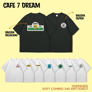 เสื้อยืดผ้าฝ้าย CAFE 7dream NCT 24s พรีเมี่ยม โอเวอร์ไซซ์ สําหรับทุกเพศ