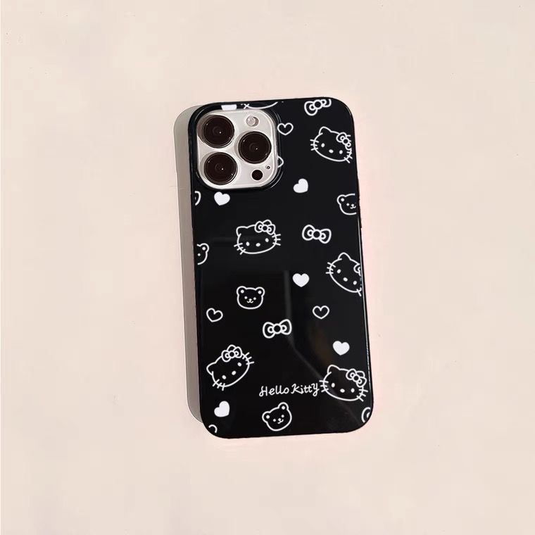 cute-kitty-cat-black-phone-case-for-iphone-13-phone-case-for-iphone-12-for-apple-11-silicone-14-drop-resistant-xr-straight-edge-xs-soft-8p