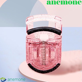 Anemone ที่ดัดขนตาพลาสติกใสปักเลื่อมคลิปดัดขนตาขนาดเล็กแบบพกพา