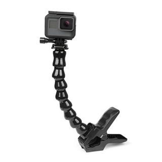 GoPro Jaws Flex Clamp Mount Adjustable Goose Neck Mount ขาจับกล้องโกโปร ขาจับกล้อง for GoPro / SJCAM / Xiaomi / Insta360
