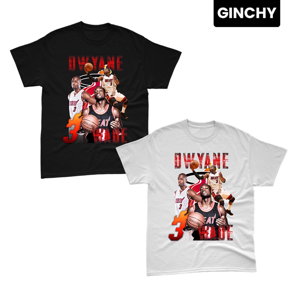 Dwyane Wade Miami Heat T-shirt Blue Dwyane Wade Miami Heat