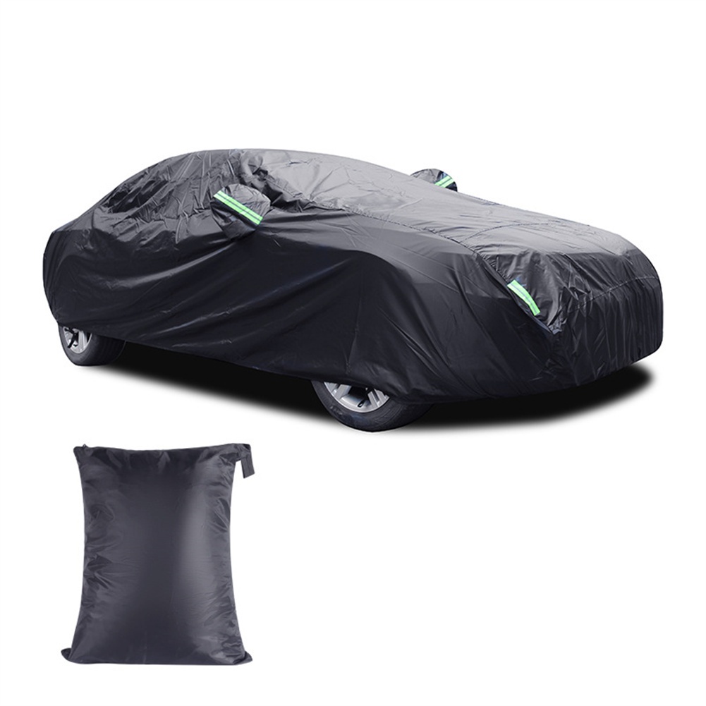 car-coat-sun-shade-190t-ผ้าเคลือบเงินกันฝนและกันแดด-uv-protection-car-cover-แถบสะท้อนแสงโพลีเอสเตอร์ผ้าคลุมรถสีดำทั้งหมด-bluey