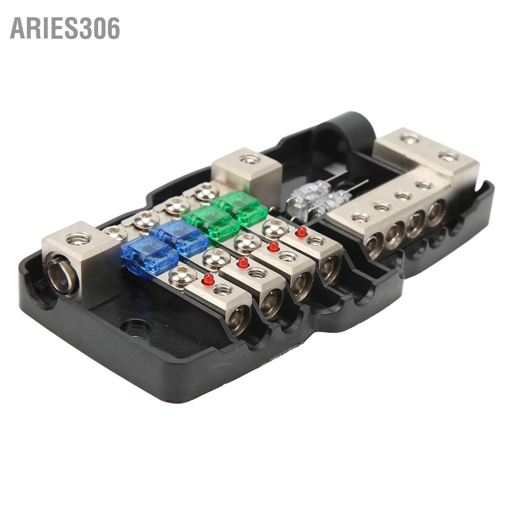 aries306-บล็อกฟิวส์จ่ายไฟ-4-ทาง-สําหรับรถยนต์-รถบรรทุก-รถพ่วง-utv-เรือ