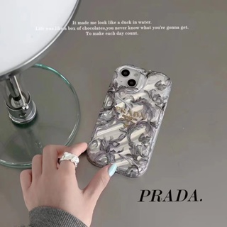 เคสซิลิโคนนิ่ม ลาย Pradda กันตก สําหรับ iPhone11 14promax 13promax iPhone12 12pro Max 12 iPhone13 pro 14pro