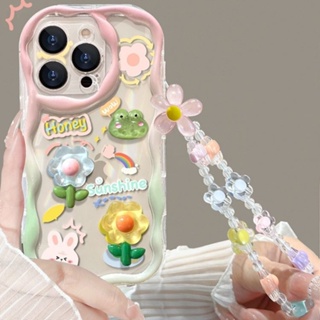 Three-Dimensional Flower Phone Case for  Iphone 14promax 13/12 Transparent 11 Soft Case 13pro Female XR/8