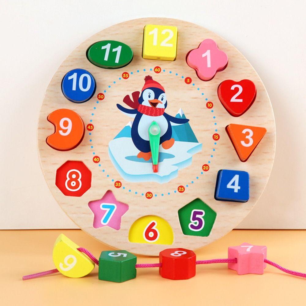 damao-จิ๊กซอว์ปริศนา-รูปการ์ตูนนาฬิกา-12-ตัวเลข-สีสันสดใส-ของเล่นเสริมการเรียนรู้-สําหรับเด็ก