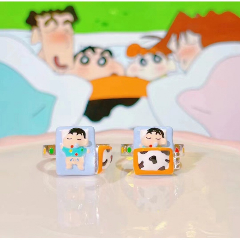 แหวน-แบบเปิด-รูปการ์ตูนชินจังน่ารัก-สามารถปรับได้-แบบสร้างสรรค์