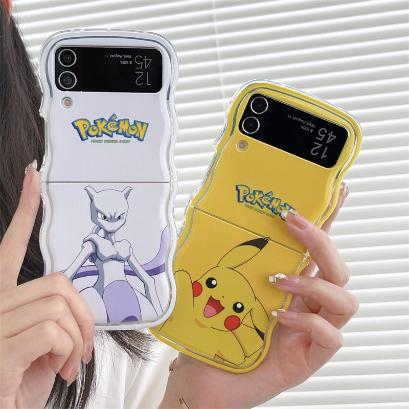 เคสโทรศัพท์มือถือแบบนิ่ม-กันกระแทก-ลายการ์ตูนโปเกม่อนน่ารัก-สําหรับ-samsung-galaxy-z-flip-4-5g-z-flip-3