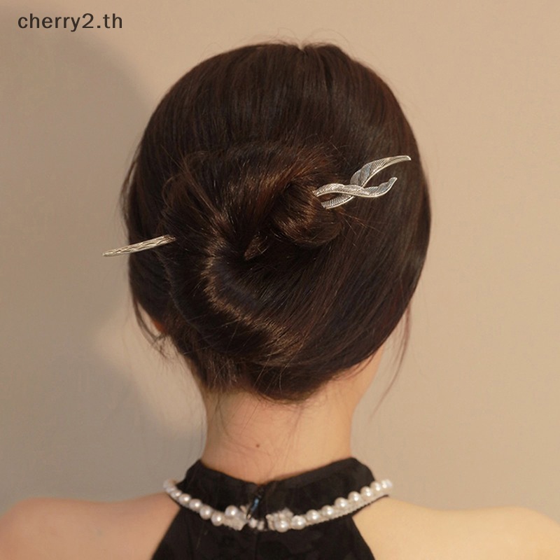 cherry2-ใหม่-กิ๊บติดผมหางปลา-สไตล์จีนย้อนยุค-เรียบง่าย-สําหรับผู้หญิง-th