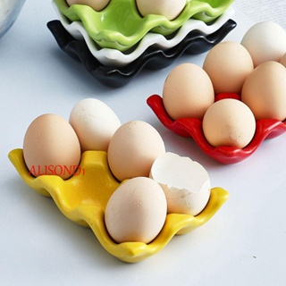 ALISOND1 ถาดวางไข่ต้ม สําหรับตกแต่งบ้าน ห้องครัว