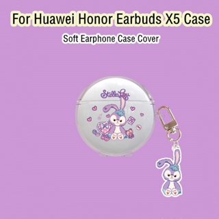 【คุณภาพสูง】เคสหูฟัง แบบนิ่ม ลายการ์ตูนคุโรมิน่ารัก สําหรับ Huawei Honor Earbuds X5 X5