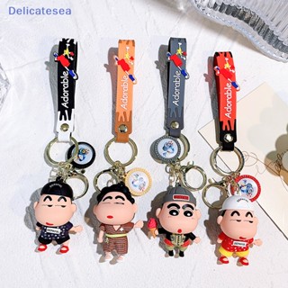 [Delicatesea] พวงกุญแจ PVC จี้ฟิกเกอร์การ์ตูนชินจังน่ารัก ของขวัญวันเกิด สําหรับผู้หญิง