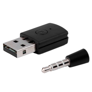 Rich2.br อะแดปเตอร์รับสัญญาณหูฟังบลูทูธ 40 Dongle 35 มม. USB 20 สําหรับจอย PS4