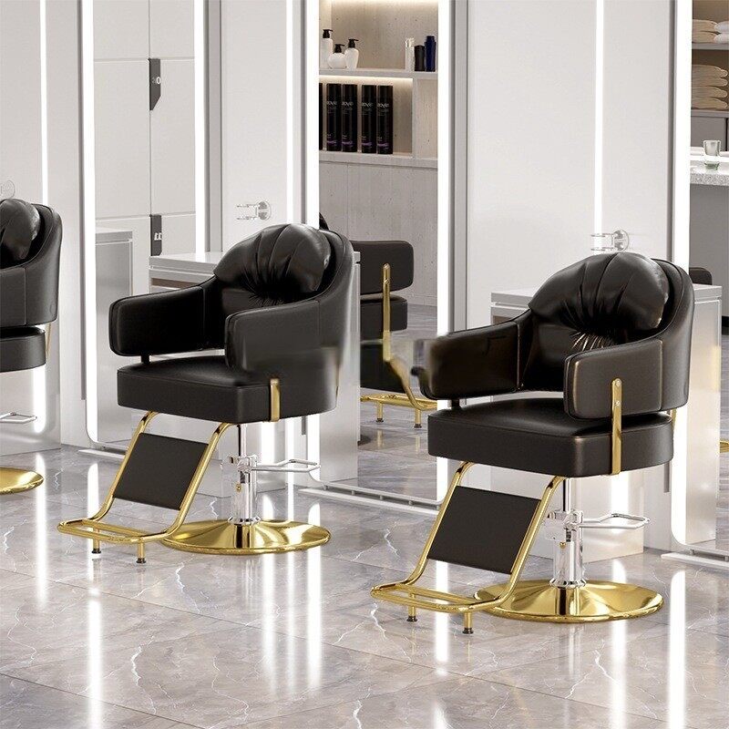 salon-chair-เก้าอี้ร้านตัดผม-สำหรับช่างทำผม-เฟอร์นิเจอร์-อุปกรณ์โช๊คไฮโดรลิค